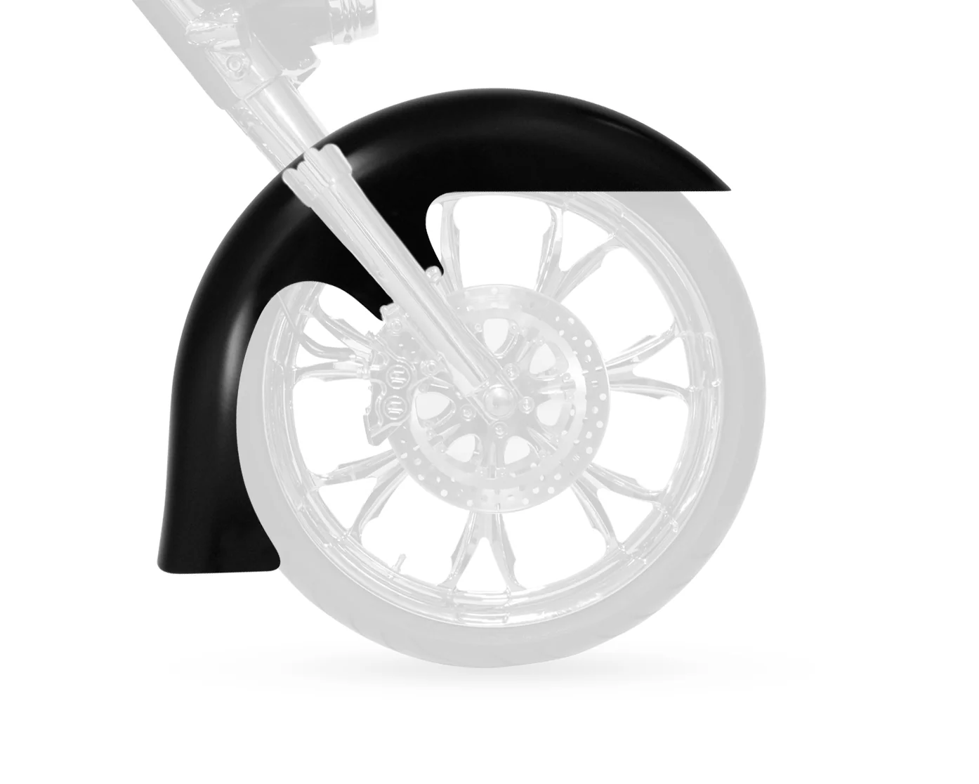 Big Wheel Front Fender Fit Kit for H-D® 2014-2016 Street Glide, Road Glide and Road King - Image 6