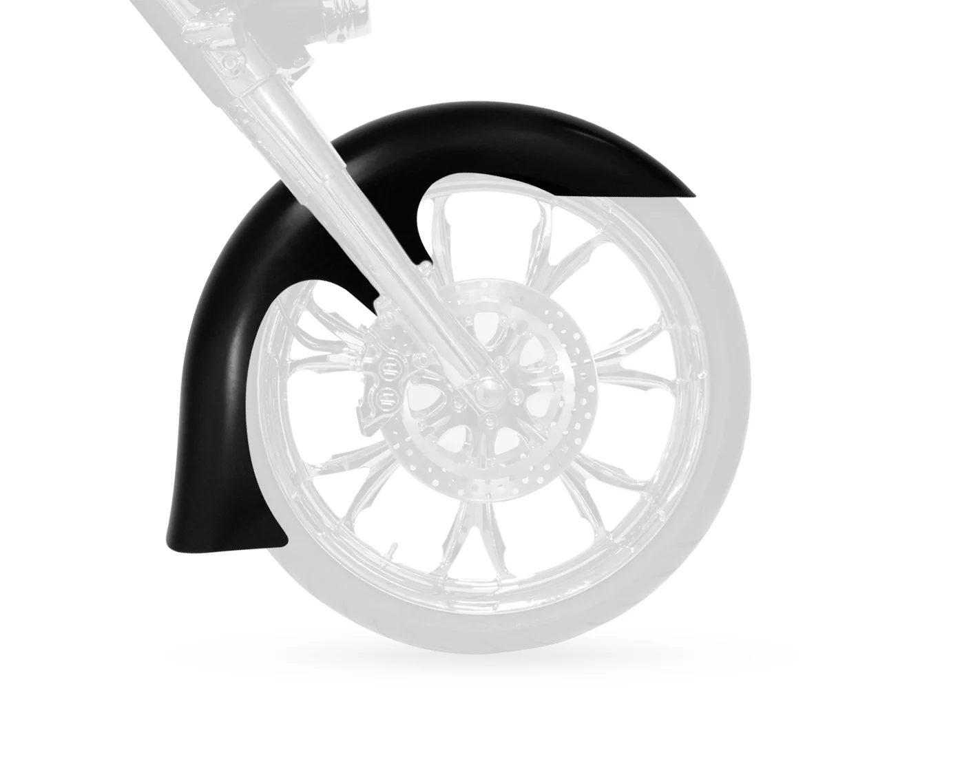 Big Wheel Front Fender Fit Kit for H-D® 2014-2016 Street Glide, Road Glide and Road King - Image 9