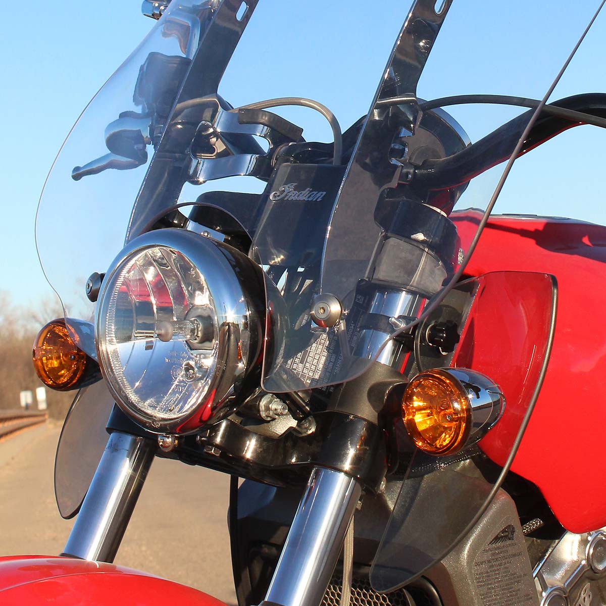 Flare® Windshield Air Management Kit for Indian® 2015-2024 Scout - Image 7