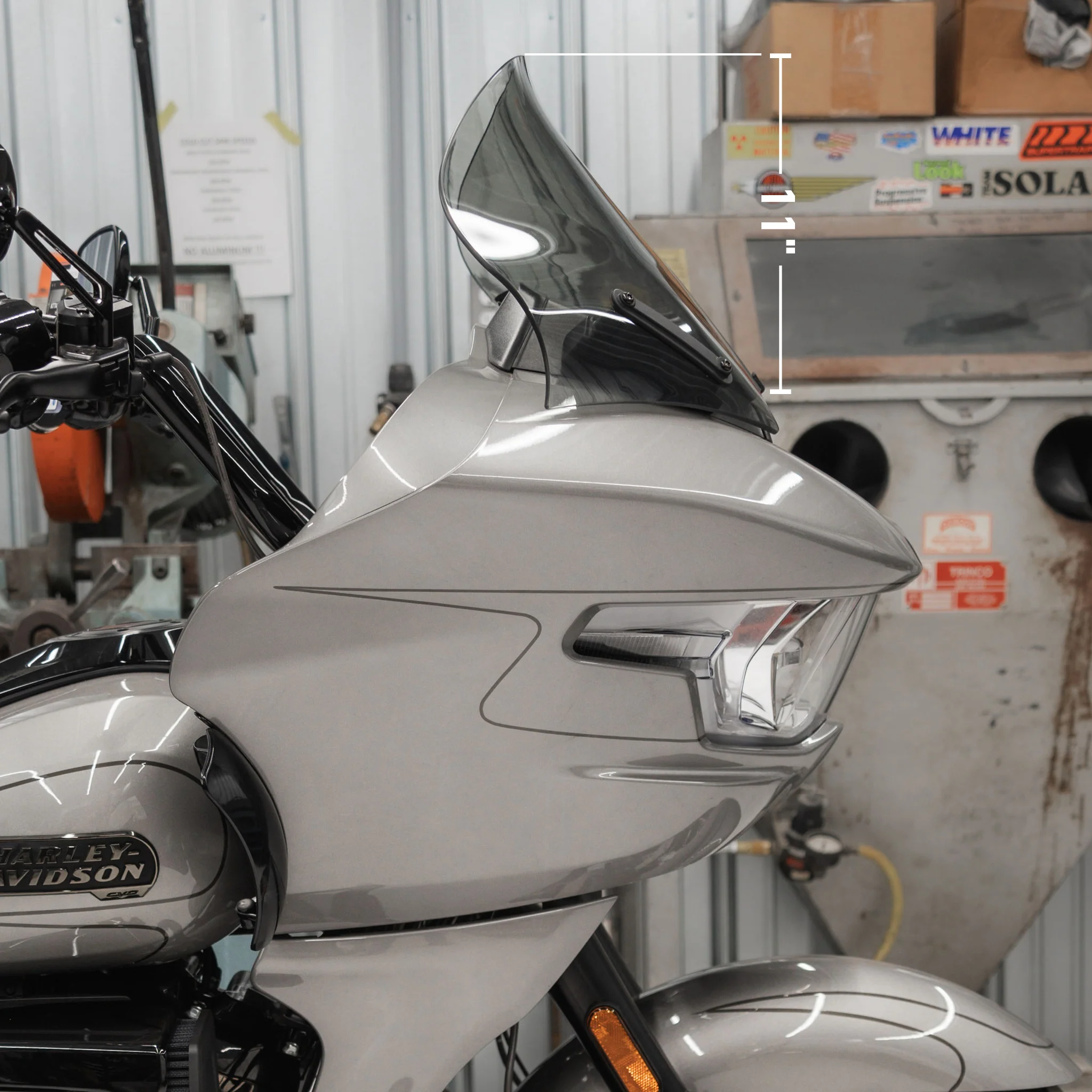 Flare® Windshield for Harley-Davidson® 2023.5-2026 Road Glide (FLTR) - Image 6
