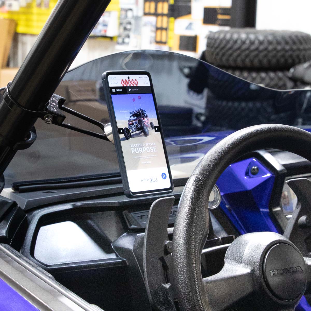 iOmounts® Offset Roll Cage Magnetic UTV Phone Mount - Image 17
