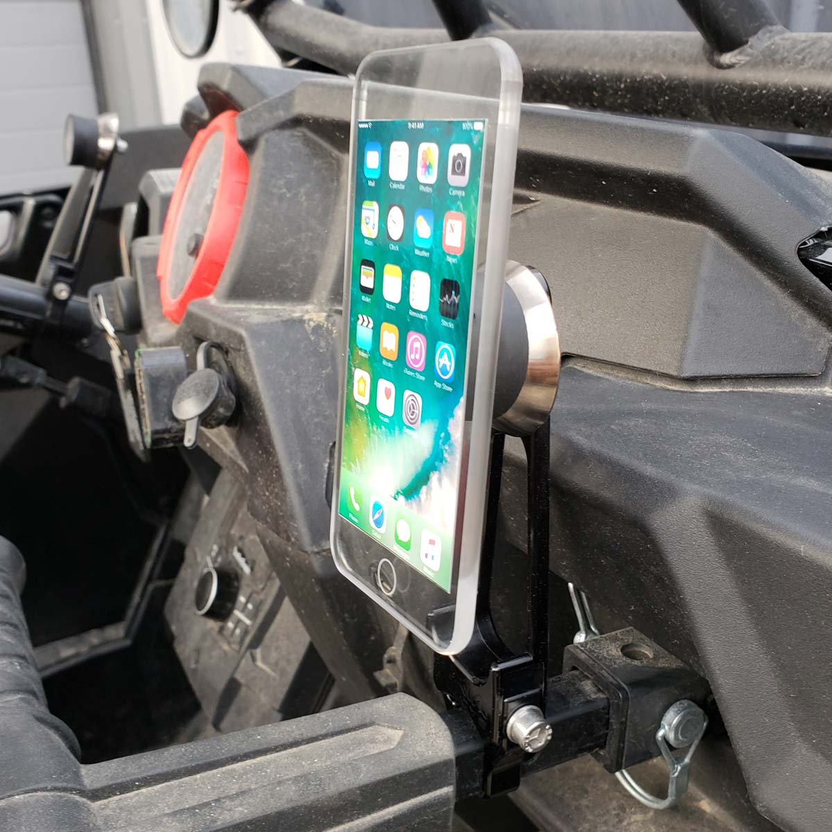 iOmounts® Passenger Grab Handle Magnetic Phone Mount for Polaris® RZR - Image 7